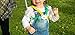 BabySecurity Harness & Reins - Green/Yellow Teddy Buckle
