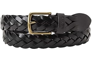 Levi's LEATHER BRAID BELT Uniseks Skórzany pas w talii