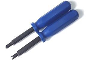 FELGENFACTORY 2x Ventilausdreher Blau Ventil Einsatz Kern Werkzeug Ausdreher Autoreifen Reparatur Schraubendreher