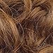 LIGHT BROWN /DARK BLONDE MIX HAIR EXTENSION SCRUNCHIE UP DO TOPPER CURLY TWISTER