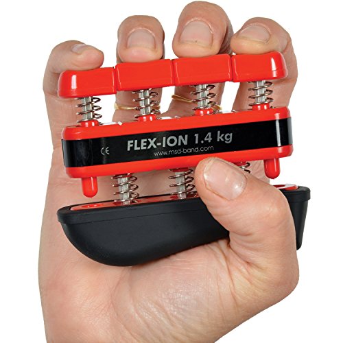 MSD-Europe FLEX-ION ROSSO(MEDIO) pulsanti molla riabilitazione DITA MANO