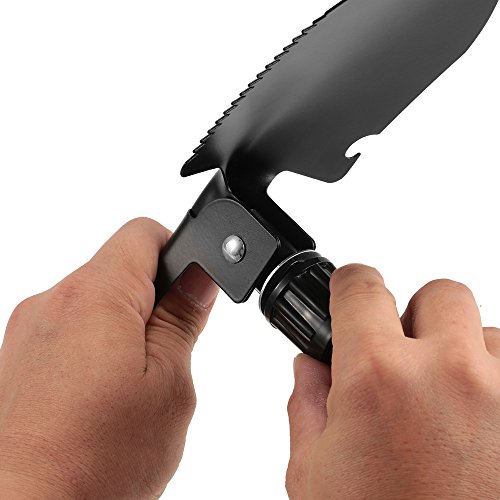 Lixada Multifunktionaler Klappspaten/Hacke, für Garten und Camping - 2