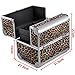 Beyondfashion Black Beauty Box Beauty Jewellery Storage Bag Nail Saloon Case (Leopard)