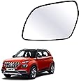 STYCARO- Side View Mirror Glass Plate compatible with Hyundai Venue 2019-2024 Model (LEFT SIDE (PASSENGER SIDE))
