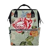 Desgin: Die Tasche hat genug Kapazität und verschiedene Taschen, Sie können in die Milchflasche, Wasserflasche, Babykleidung, Babywindel, Handtücher und so weiter in verschiedenen separaten Taschen nehmen.