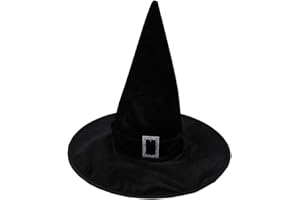 Cloudairy Hexenhut Damen Halloween Deko Hexen Zubehör für Halloween Party Karneval Maskerade Cosplay Kostüm Zubehör