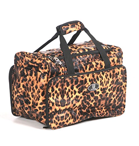 Urbanity Large Professional Hairdressing Hair Stylist Soft Beauty Bag Leopard