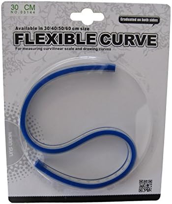 Werkstetter 920/013/3000 Curved Ruler 30 cm Flexible Material