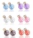 Best Valentine Gifts : YouBella Gracias Collection Crystal Jewellery Combo of Two Sided Earrings for Girls and Women RS.299.00