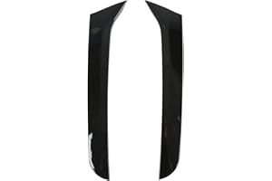 EVTSCAN 2 Stück Heckscheiben-Seitenflügelverkleidung, Heckscheibenspoiler, Glänzend Schwarz, Linke Rechte Seitenflügelabdeckung, Splitterverkleidung Für Sharan 2011-2022