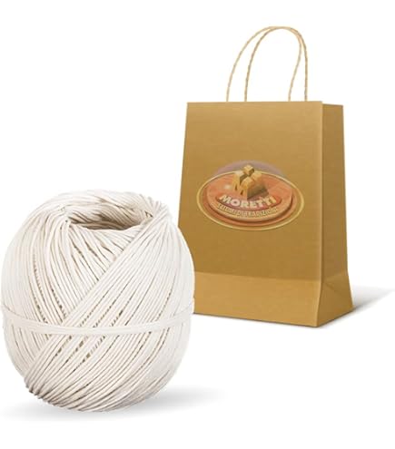 Spago da cucina, spago da cucina, corda di cotone per cucinare, spago per panettieri da 30 m, spago da cucina per carne, tacchino, salsiccia, arrosto, avvolgimento giardinaggio