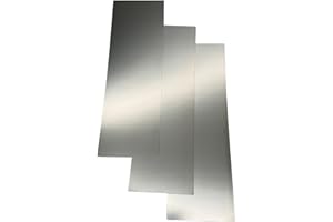 3DHerb Levelfolien 3D Drucker Zubehör Leveln Einstellfolie, Metallfolie verschiedene Größen (Ohne Griffe!)