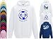 Hat-Trick Designs Queens Park Rangers Football Baby/Kids/Childrens Hoodie Sweatshirt-7-8Yrs-Royal Blue-Born & Bred-Unisex Gift