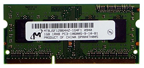Laptop Ram 1GB Micron MT8JSF12864HZ-1G4F1 PC3-10600S-9-10-B1 Laptop Ram: 1GB Micron MT8JSF12864HZ-1G4F1 PC3-10600S-9-10-B1