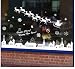 Produktbild Cosanter Fensterbild Weihnachten selbstklebend Fensterdeko Weihnachtsdeko Sterne Elch Rentiere weiß