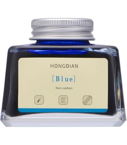 Inchiostro Per Penna Stilografica Koh-I-Noor - Blu Documenti, Bottiglia 50 Ml, Qualit&agrave; Premium