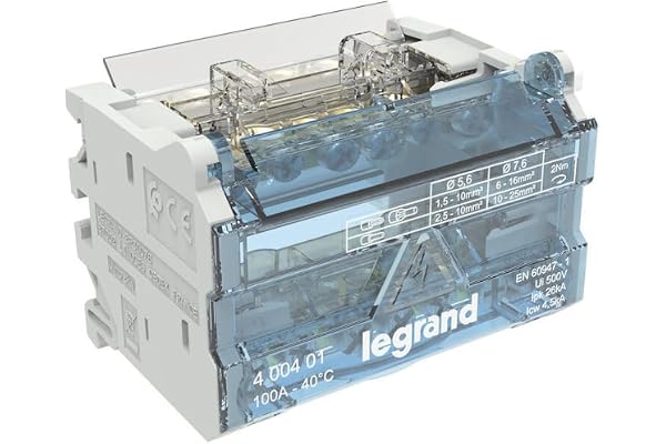 400401 Legrand Répartiteur Modulaire Bipolaire 100a 4 Modules 6 Départs