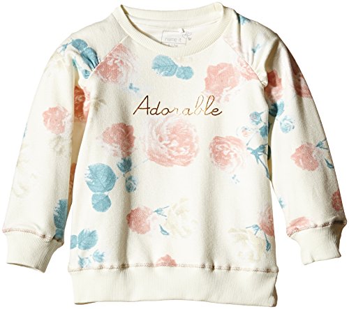 Name It Baby Girls Floral Sweatshirt -  Off-white - 24 Months