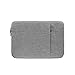 Price comparison product image RAINYEAR 15-15.4 Inch Waterproof Laptop Sleeve Case Polyester Protective Front Pocket Zipper Cover Computer Carrying Bag for 15.4" MacBook Pro/Retina/TouchBar Ultrabook Notebook Chromebook of Dell HP Acer Asus Lenovo Samsung ThinkPad(Grey)