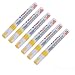 Produktbild mark8shop 6 x Universelle wasserdichte Permanent Farbe Autoreifen Marker Pen Gelb