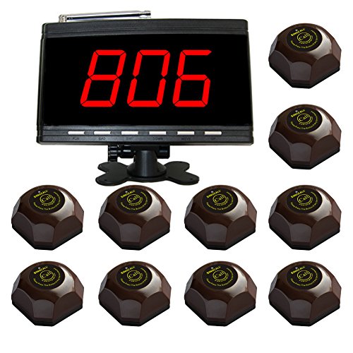 SINGCALLRestaurant Table Call System,Waiter Caller for Customer Getting Attendant Press Button