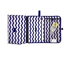 Wickelset für Unterwegs und Reisen 2tlg. ❤ Wickelunterlage mit Organizer-Taschen ❤ zippbare, wasserdichte Wickelauflage ❤ inkl. praktischer Halterung für Kinderwagen - 4