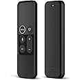 elago R2 Slim Case Compatible with Apple TV Siri Remote 4K / 4th Generation - Anti-Slip, Slim Fit, Durable Material, Scratch-Free Silicone, Shock Absorption (Black)