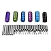 SODIAL(R) 31 Stainless Steel Tattoo Tubes Grips Nozzle Tips Kit