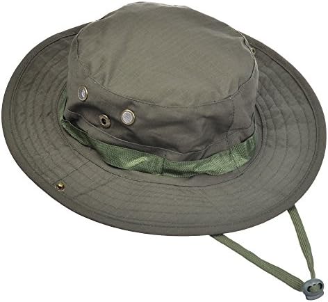 Contever® Fisherman Hat Boonie/Jungle Camping Cap Sports Topee For Outdoor Activities- green