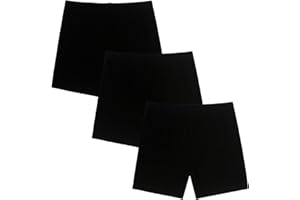 Jeayita Radlerhose Kinder Mädchen Kurze Hosen Mädchen Sporthose Turnhose Sport Shorts Leggings Baumwolle Hose 3 Paar