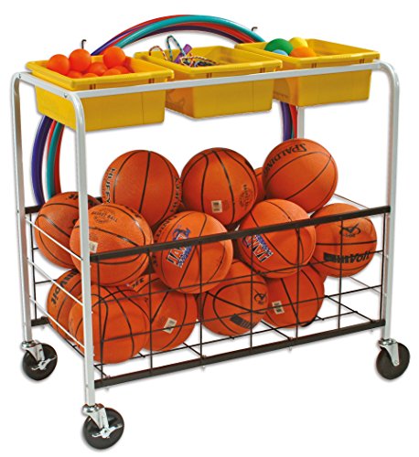 Preisvergleich Produktbild Copernicus Educational Aufbewahrungssystem Sport, fahrbares Ordnungssystem - Ballwagen Aufbewahrung Schule Turnen Turnhalle Sportunterricht Schulausstattung Kinder Schulsport Ausstattung