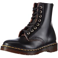 DR MARTENS mens ARCHIVE PASCAL 8 EYE BOOT Black Vintage Mid boots
