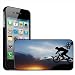 Produktbild Fancy A Snuggle Hartschalen-Hülle für iPhone 4 / 4S, Design "Silhouette of BMX Bike Rider Jumping off Rock"
