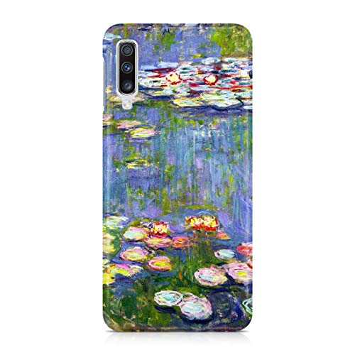 ItalianCaseDesign Cover Custodia Quadro Ninfee di Claude Monet Dipinto Arte Opera Museo Compatibile con Samsung Galaxy A10 - A30 - A40 - A50 - A70 (Selezionare Il Modello)