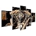 Produktbild islandburner Bild Bilder auf Leinwand Motorrad-Motor Harley V2 Wandbild Leinwandbild Poster CZN