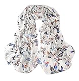 niceeshop(TM) Women Fashion Butterfly Print Chic Elegant Long Scarf Wrap