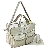 GMMH XXL 3 tlg Baby Farbe beige Wickeltasche Pflegetasche Windeltasche Babytasche Reise Farbauswahl