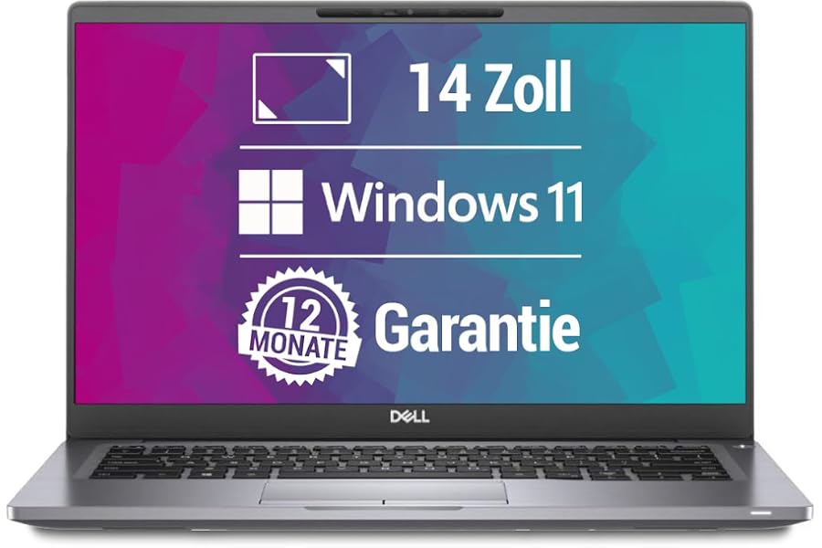 Dell Latitude 7400 14 Zoll Full HD Laptop Intel Core i7-8665U@ bis zu 4,8 GHz 16 GB 512 GB SSD mit W