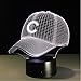 Produktbild Hip Hop Baseball Team Cap Led 3D Illusion Nachtlicht 7 Farben Oramerican Baseball Hut Hologramm Visuelle Lampe