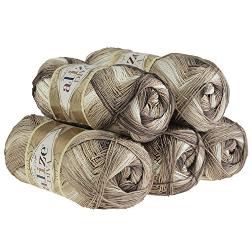 Strickgarn ALIZE DIVA – 100g, Farbe 1815 cool sahara - 2
