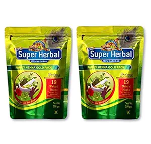 New Super Herbal Herbal Prime Henna -250gms (pack of 2)