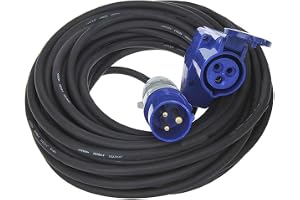 MULTIBROS CEE förlängningskabel 30 m – H07RN-F 3 x 2,5 mm² – IP44