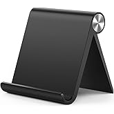 STRIFF Cell Phone Stand, Fully Adjustable Foldable Desktop Phone Holder Cradle Dock, Thick Case Friendly, Compatible with All