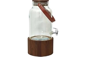 COOK CONCEPT, KA5854, Fontaine à Boisson en Verre Transparent avec infuseur 55L, idéale pour Cocktails, bières et jus, Parfaite pour Vos événements - 307 x 24 x 175 cm