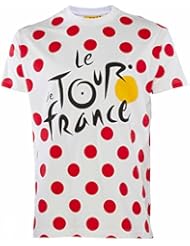 T-Camiseta del Tour de France de cyclisme-Colección oficial para hombre, talla de adulto, Le Tour de France, color Blanco - blanco, tamaño L