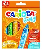 ceras blandas carioca Producto: Set de 8 ceras blandas BABY maxi. Muy fáciles de agarrar