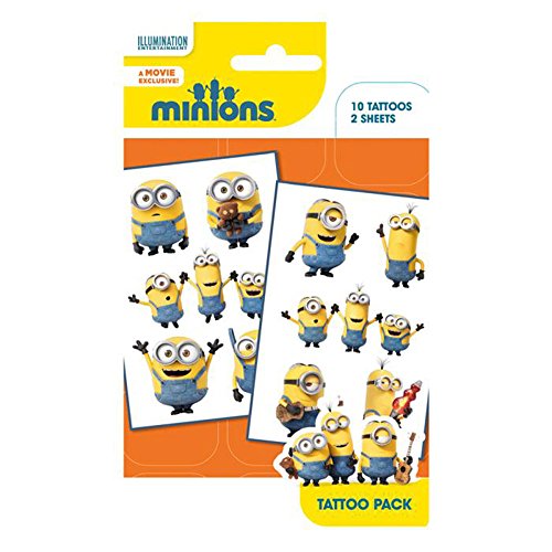 Preisvergleich Produktbild Minions temporäre Tattoo Pack