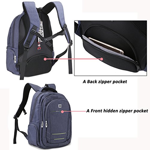 KSK KAISHEK Wasserdichte Laptop Rucksack Business Trip Computer Bag Leichte Reise Daypack Fit 15 6 Zoll Laptop