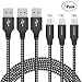 Produktbild IWAVION Kabel 3 Stück 1M Nylon geflochten Phone USB Kabel Synchronisation und Ladekabel für Phone XS/XS Max/XR/X/8/8 Plus/7/7 Plus/6s/6s Plus/6/6 Plus/5c/5s/5, iPad,iPod Schwarz