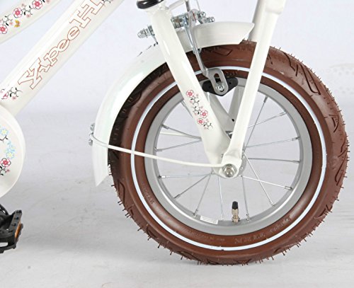 12 Zoll Fahrrad Holland Style Qualitäts Kinderfahrrad mit Stützräder weiss 21228 - 3